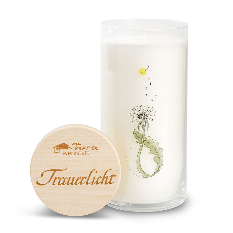 Kerze im Glas - Trauerlicht V2
